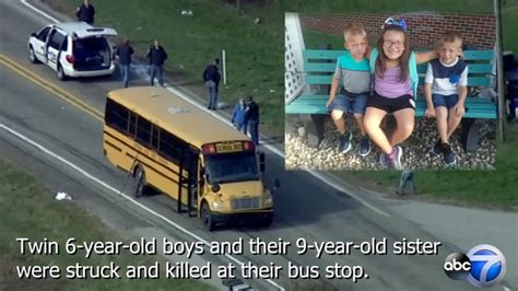 indiana school bus stop accident youtube